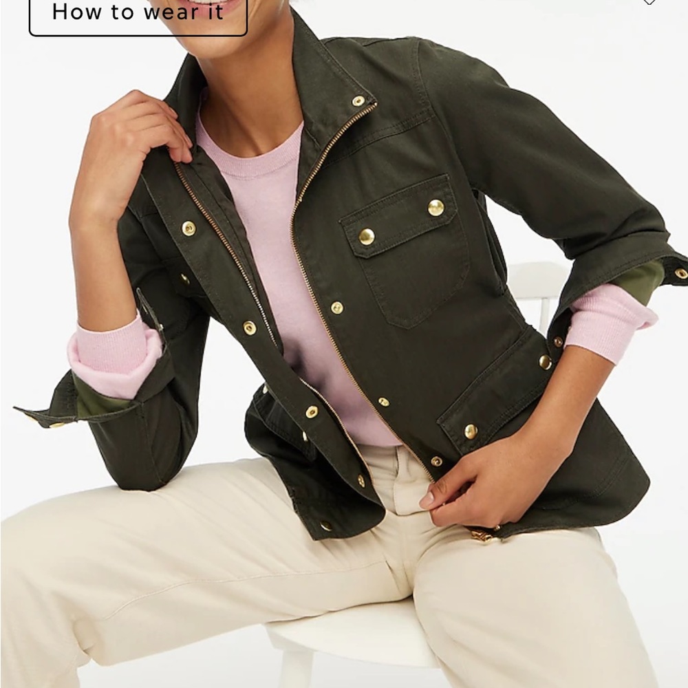 J Crew  twill field jacket